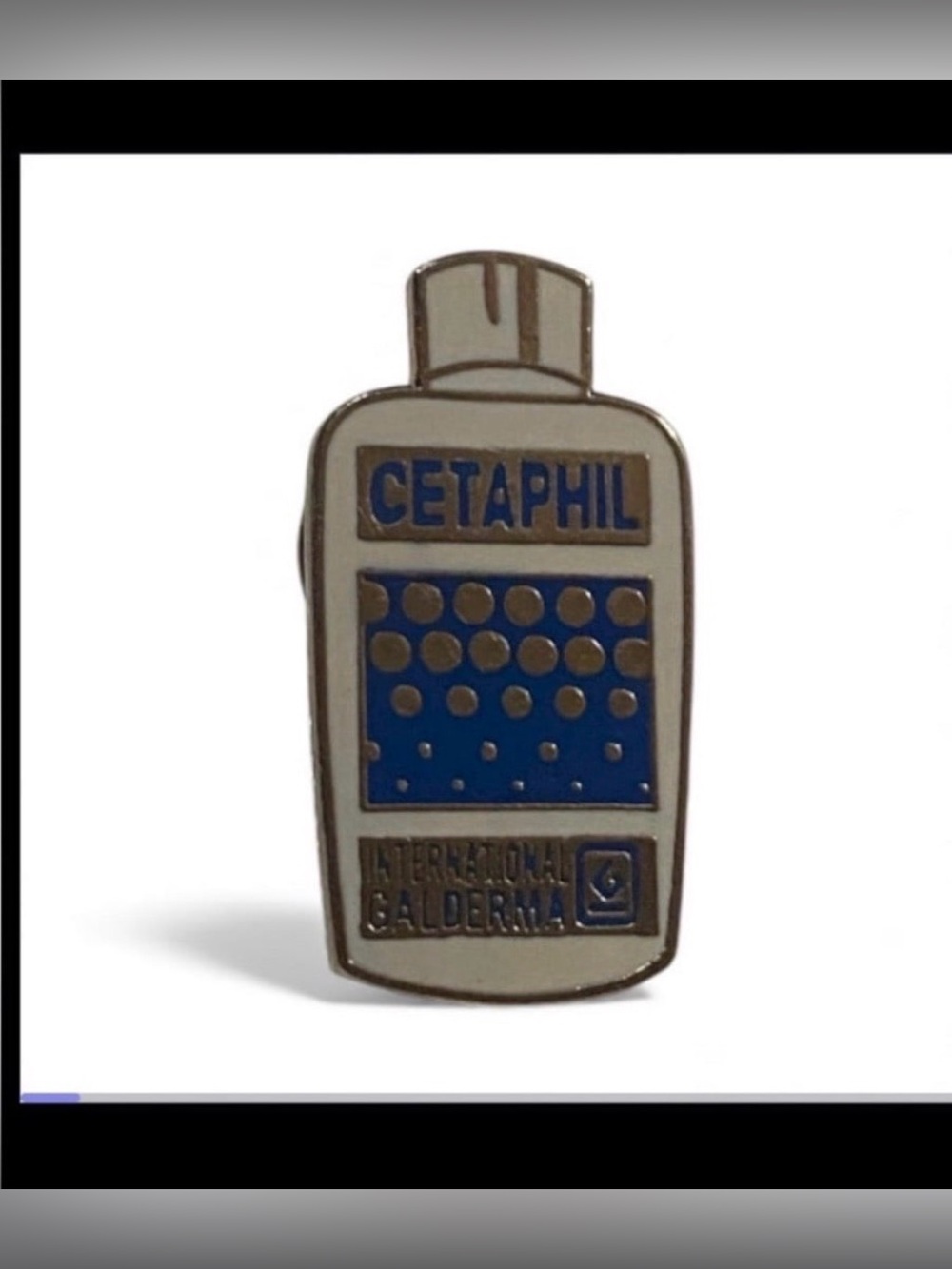 Vintage Cetaphil International Galderma Lapel Pin #7973